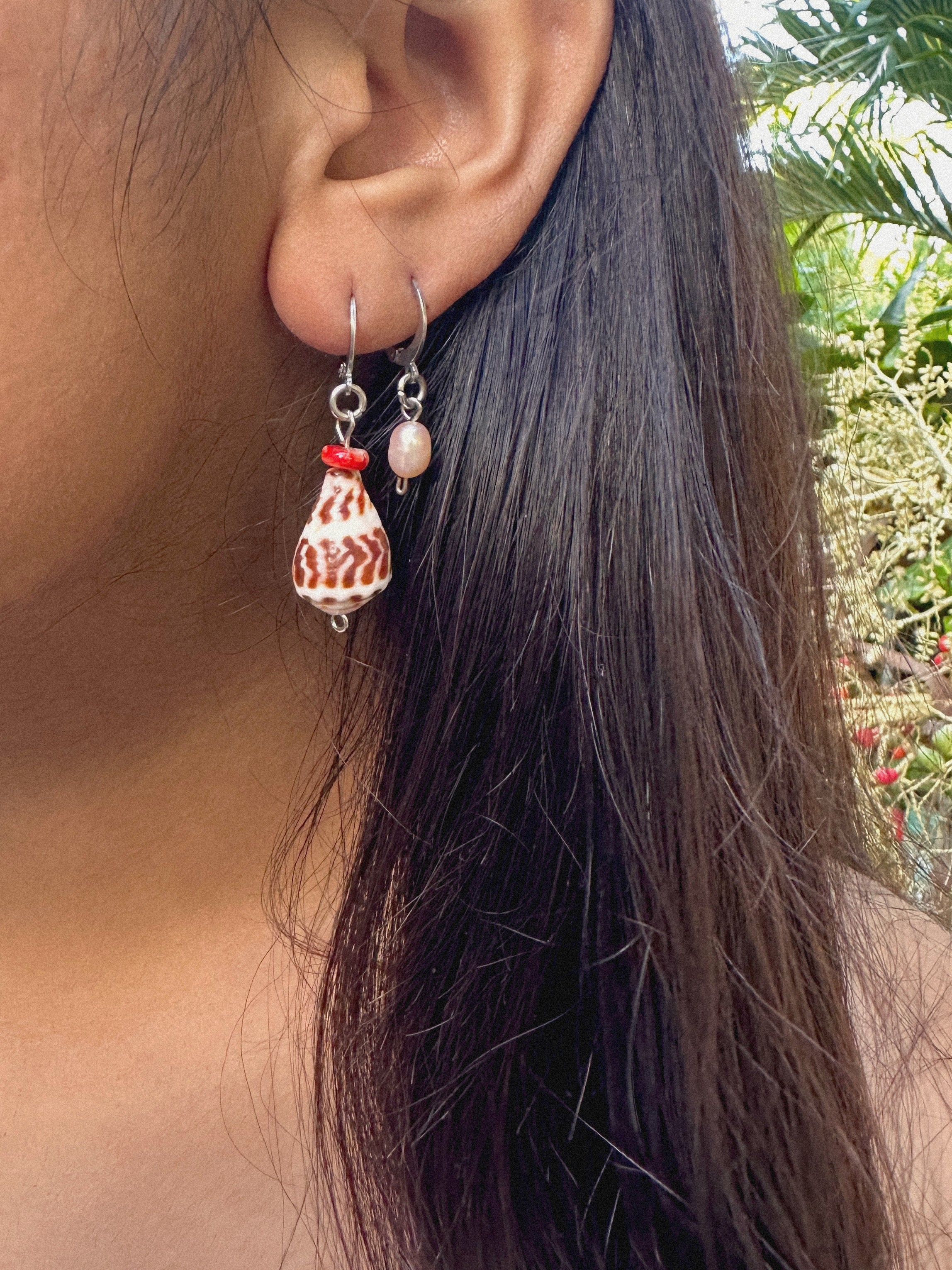 Coneshell Dangle Earrings