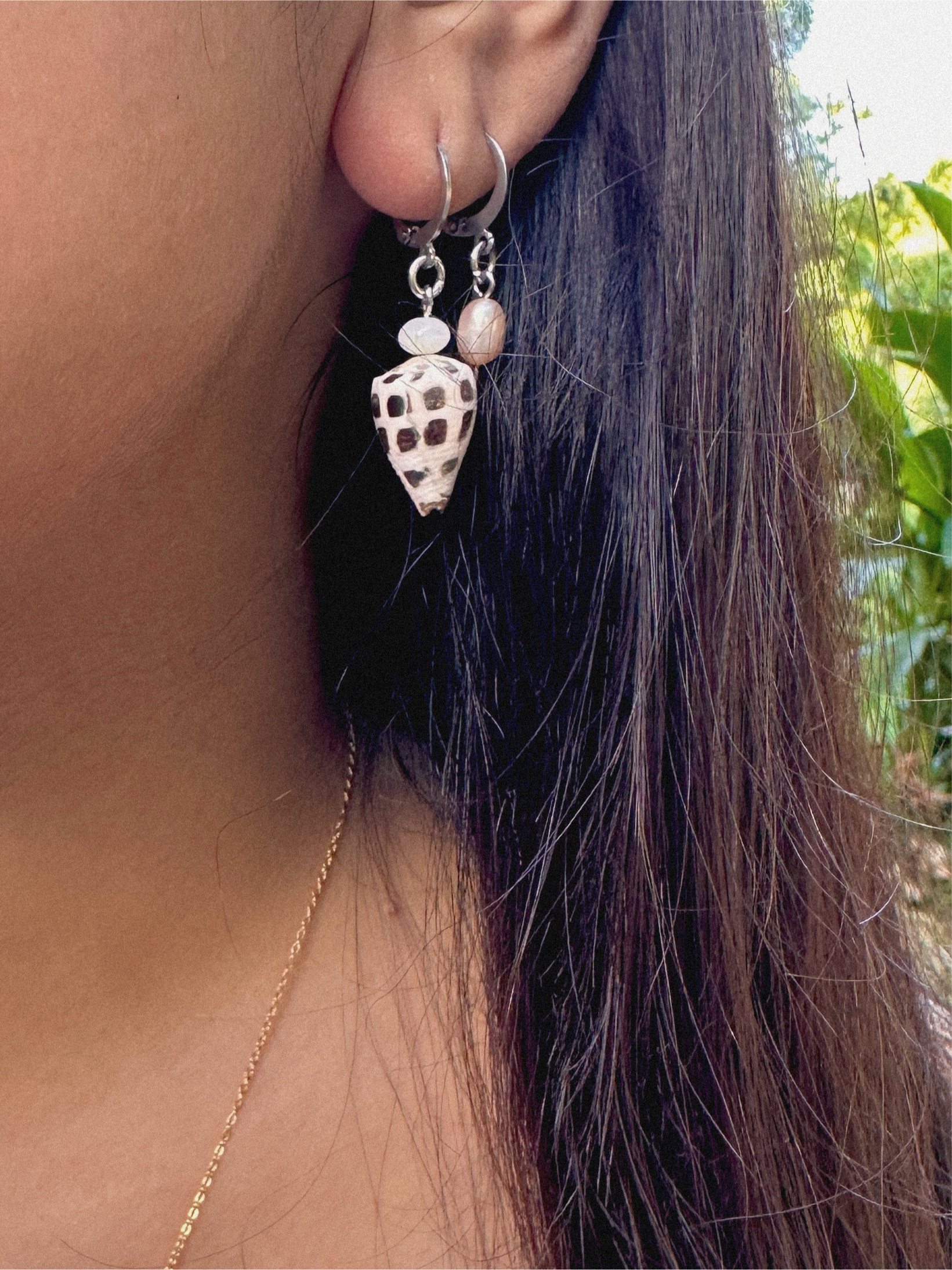 Coneshell Dangle Earrings